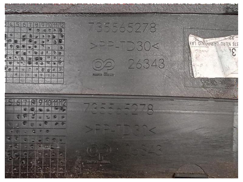 Spoiler Sottoporta DX 735565278 Fiat 500 C 2015