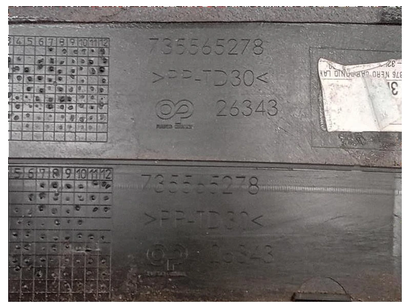 Spoiler Sottoporta DX 735565278 Fiat 500 C 2015