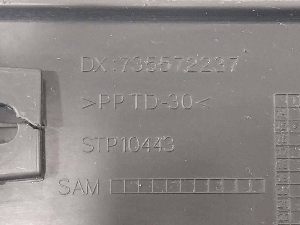 Spoiler Sottoporta DX 735572237 Fiat 500X 2015