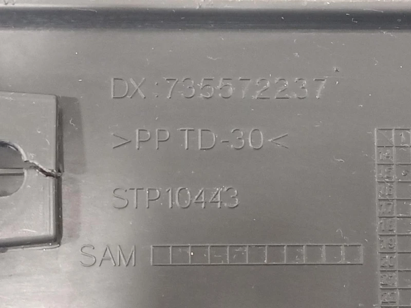 Spoiler Sottoporta DX 735572237 Fiat 500X 2015