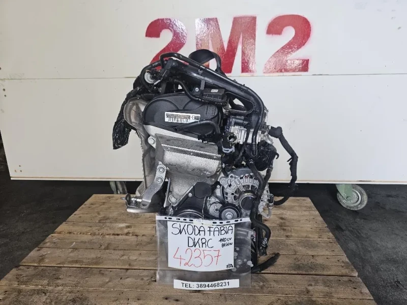 Motore Completo DKRC 110 CV 81 KW 04C100098N Skoda Fabia NJ3 2018