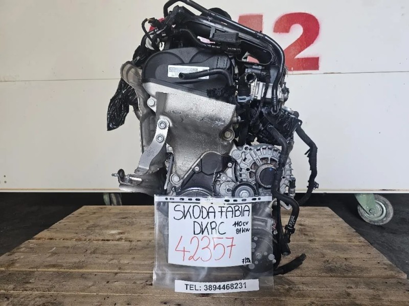 Motore Completo DKRC 110 CV 81 KW 04C100098N Skoda Fabia NJ3 2018