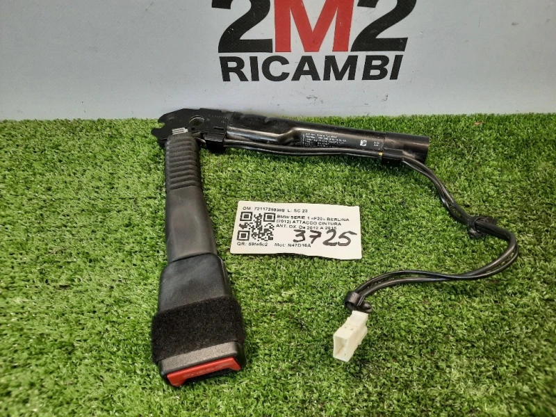 Attacco Cintura ANT DX 72117259388 Bmw Serie 1 F20 Berlina 2012