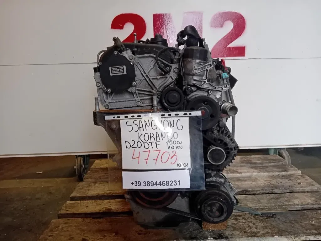 Motore Completo D20DTF 150 CV110KW Ssangyong Korando III 2011