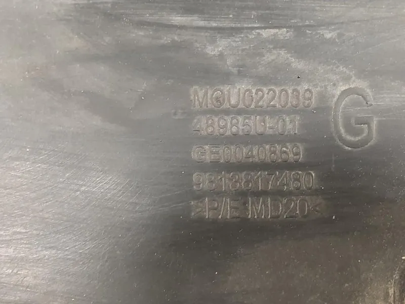 Spoiler Sottoporta SX 9813817480 Citroen C3 III 2016