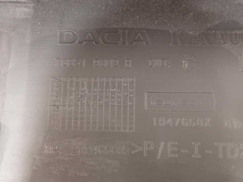 Spoiler Sottoporta SX 768519302R Dacia Duster II 2018