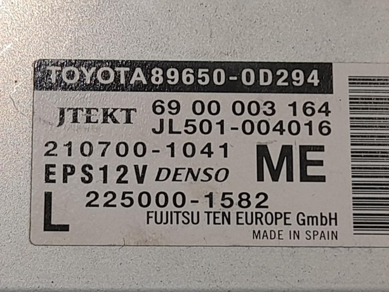 Motore Completo 1KRFE 69 CV 51 KW Toyota Yaris IV 2012