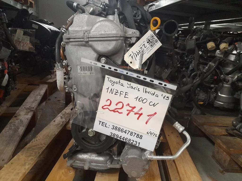 Motore Completo 1NZFXE 100 CV 74 KW Toyota Yaris IV 2014