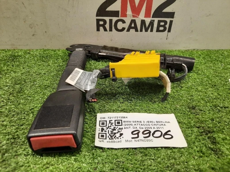Attacco Cintura ANT DX 72117213564 Bmw Serie 3 E90 Berlina 2005