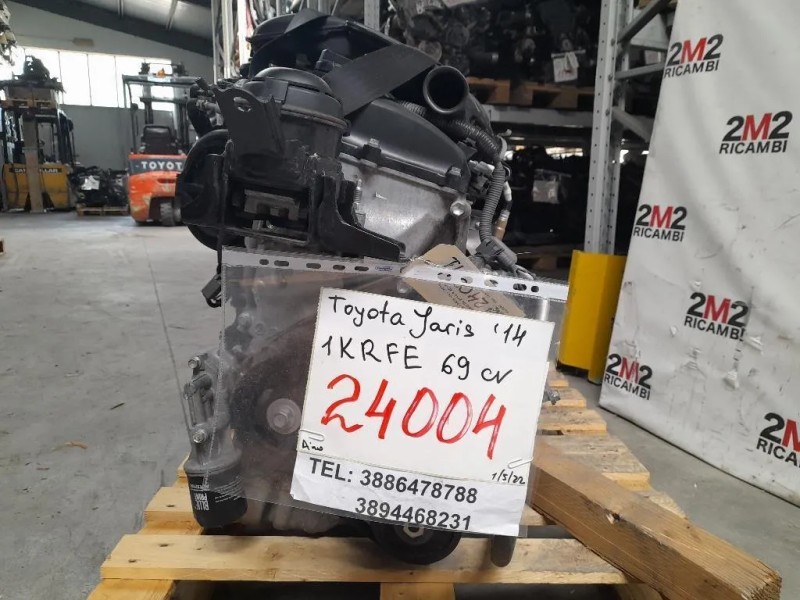 Motore Completo 1KRFE 69 CV 51 KW Toyota Yaris IV 2014