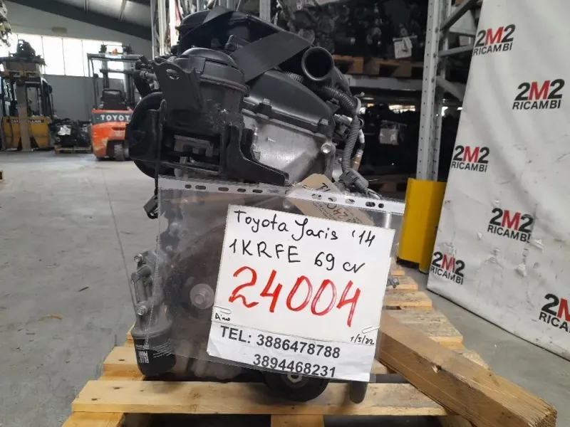 Motore Completo 1KRFE 69 CV 51 KW Toyota Yaris IV 2014