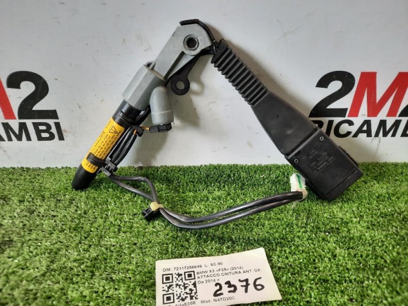 Attacco Cintura ANT DX 33040941D Bmw Serie 3 E92 Coupe 2007