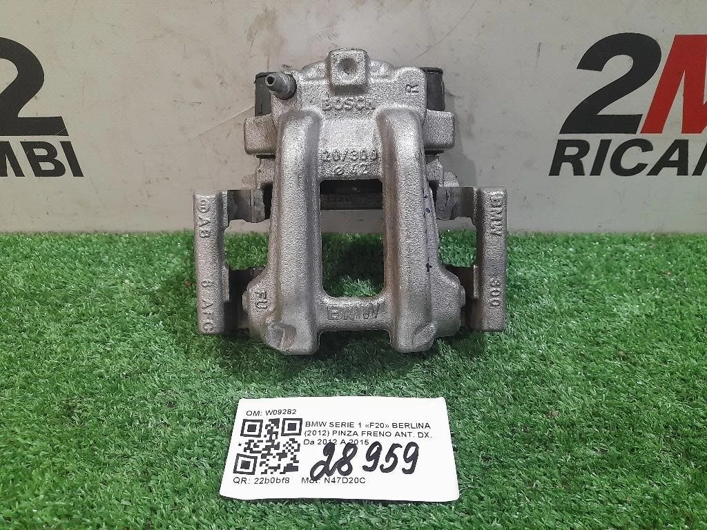 Pinza Freno ANT DX W09282 F20 F30 F31 Bmw Serie 1 F20 Berlina 2012