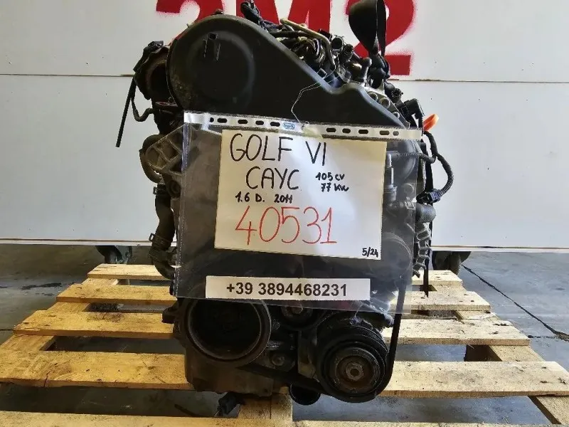 Motore Completo CAYC 105 CV 77 KW Volkswagen GOLF VI 2009