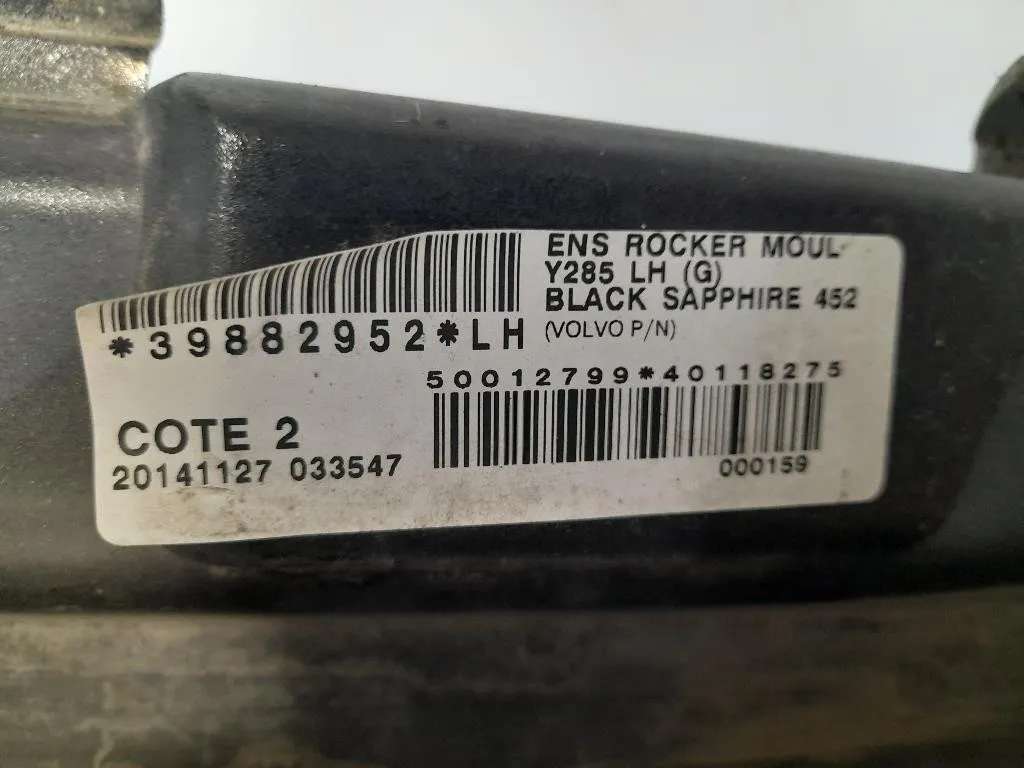 Spoiler Sottoporta SX 39882952 Volvo V70 III 2008