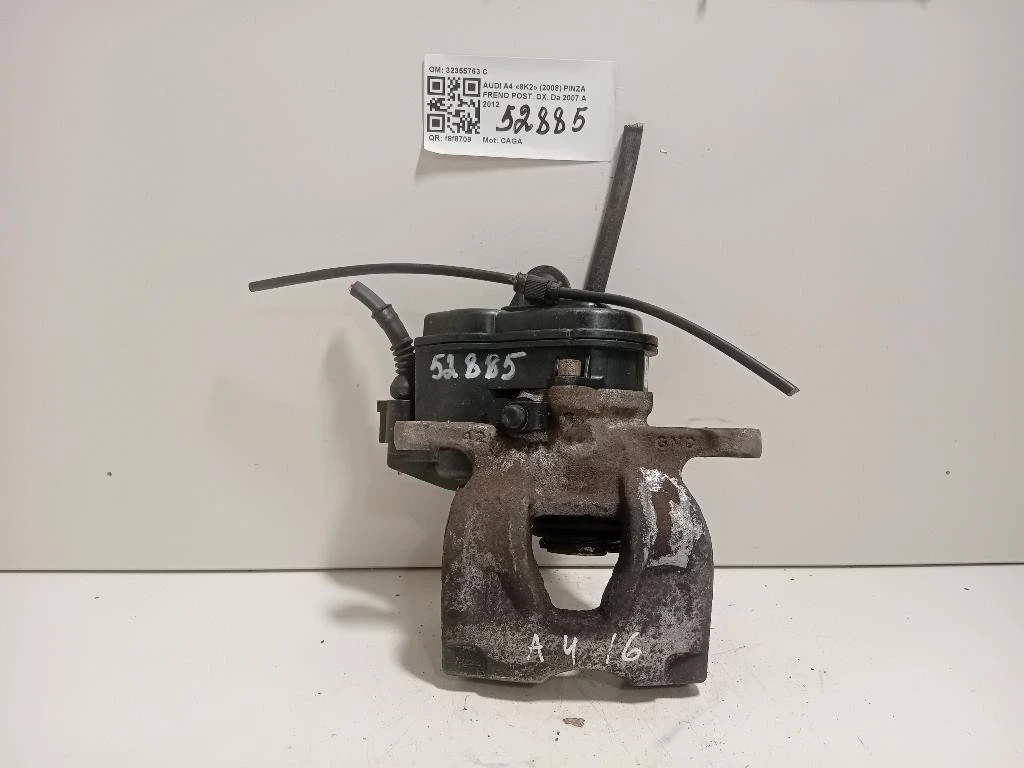 Pinza Freno POST DX 32355763 C Audi A4 8K2 2008