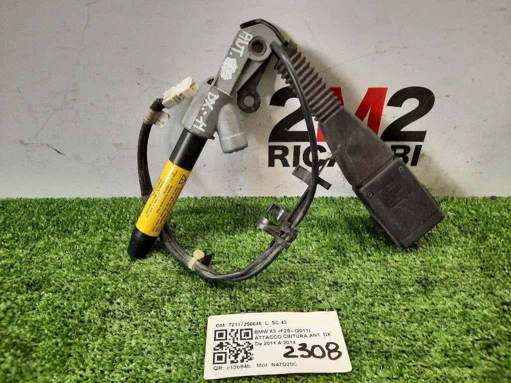 Attacco Cintura ANT DX 72117256646 Bmw X3 F25 2011