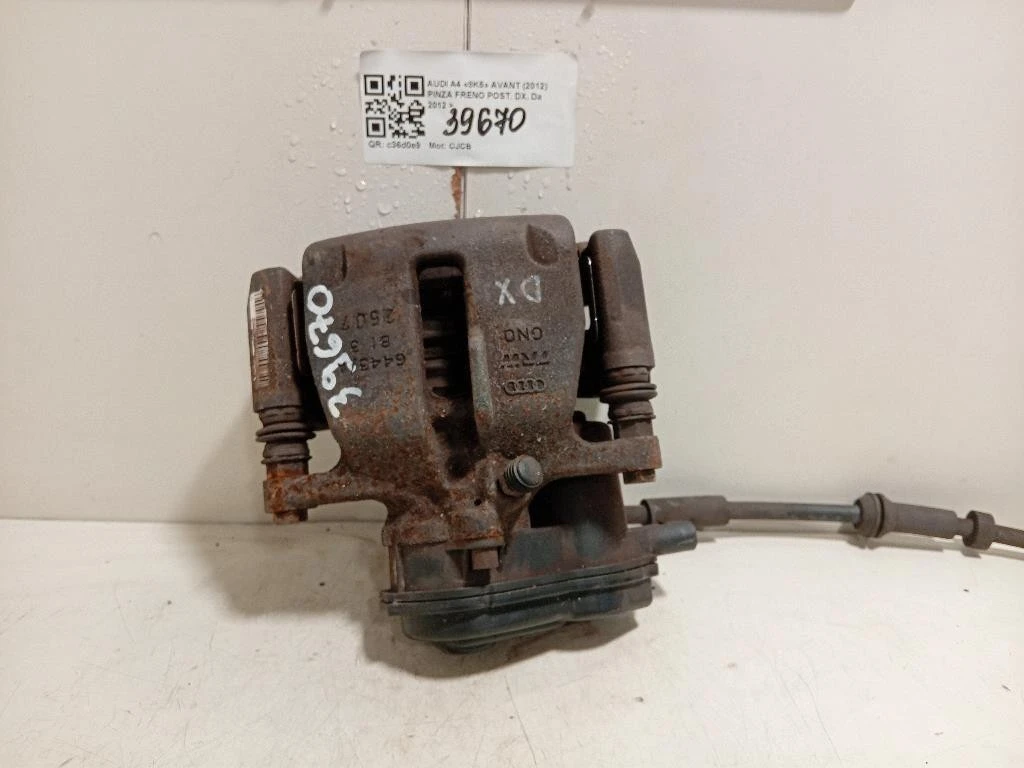 Pinza Freno POST DX Audi A4 8K5 Avant 2012