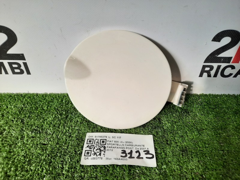 Sportello Carburante Parafango POST 51785379 Fiat 500 II 2008