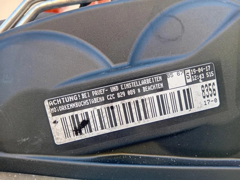 Motore Completo CZCA 125 CV 93 KW Volkswagen GOLF VII 2017