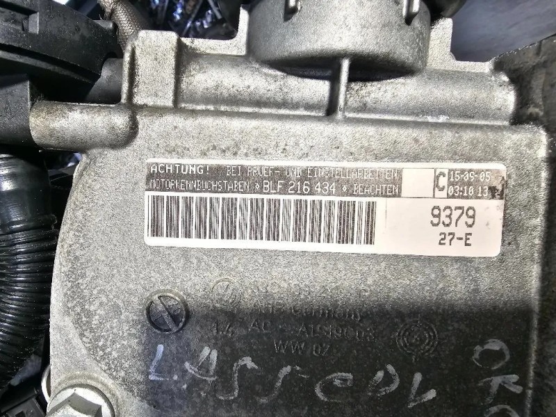 Motore Completo BLF 116 CV Volkswagen GOLF PLUS I 2004