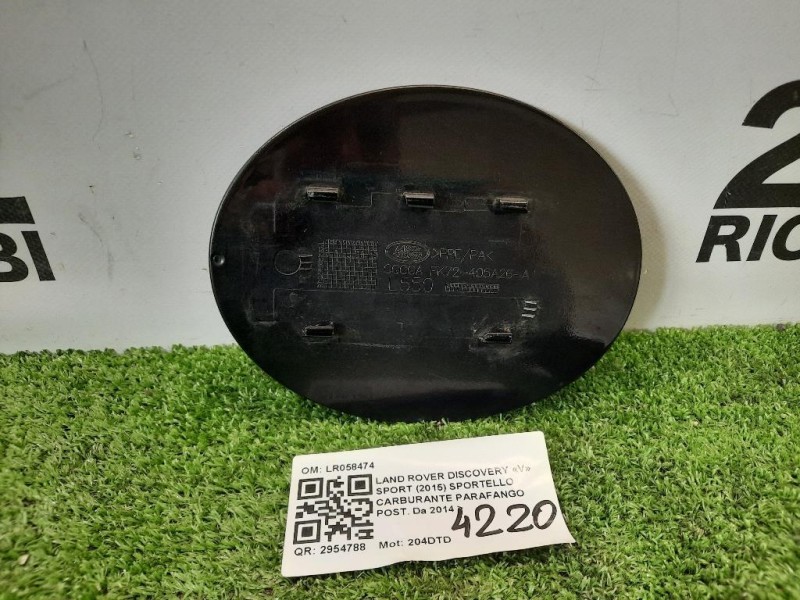 Sportello Carburante Parafango POST LR058474 Land Rover Discovery V Sport 2015