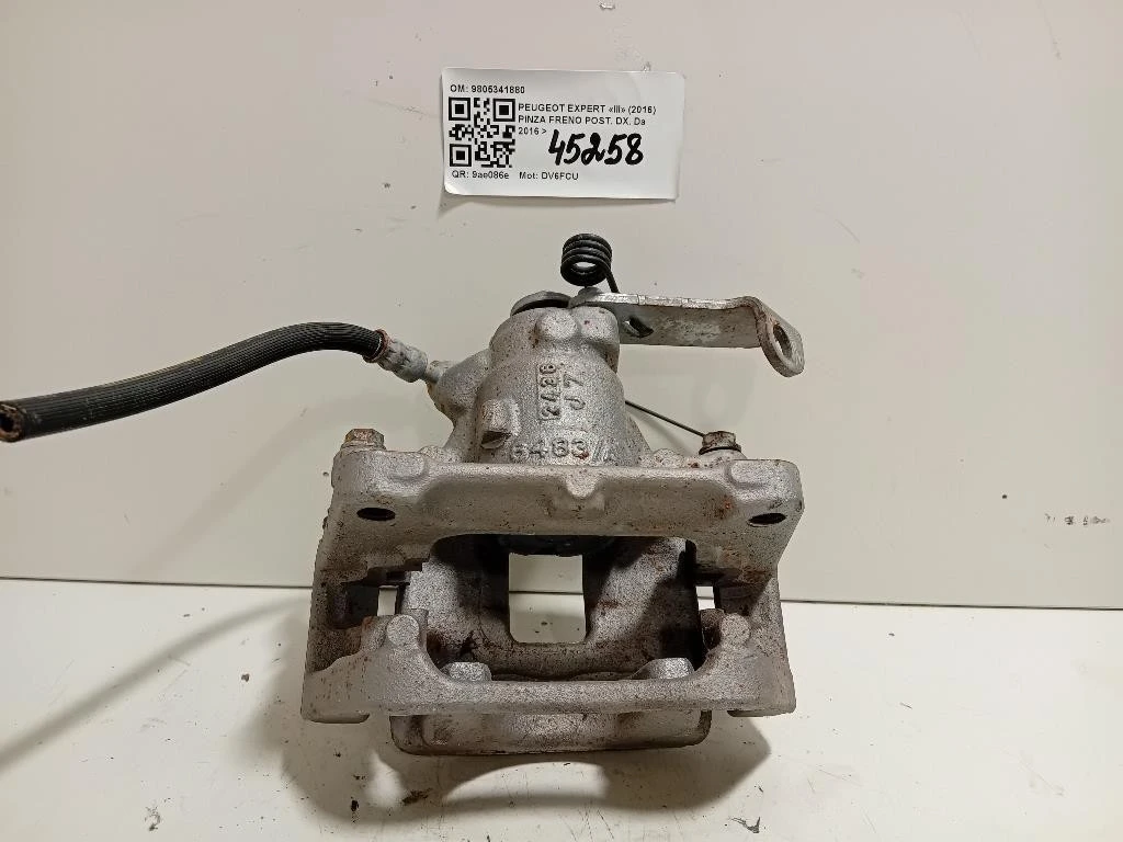 Pinza Freno POST DX 9805341880 Peugeot Expert III 2016