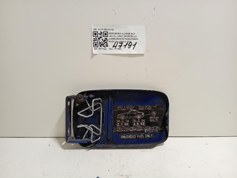 Sportello Carburante Parafango POST A170 584 00 39 Mercedes Classe SLK R170 1997
