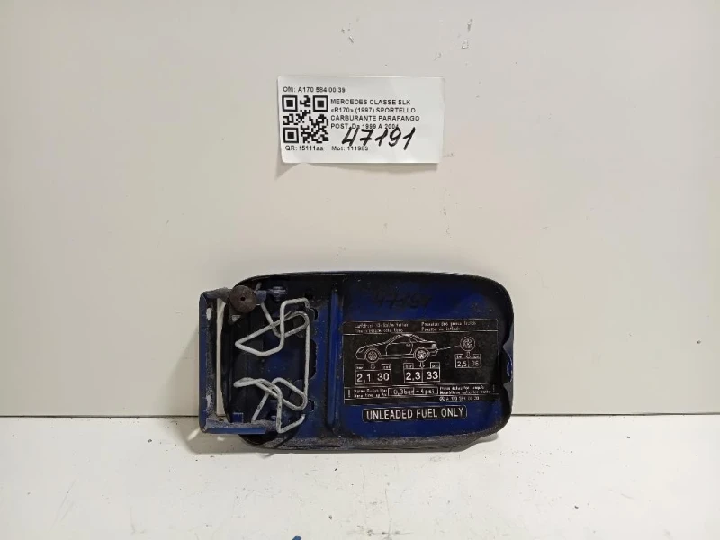 Sportello Carburante Parafango POST A170 584 00 39 Mercedes Classe SLK R170 1997