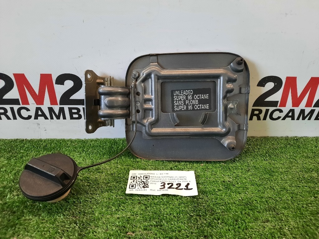 Sportello Carburante Parafango POST G8830JD0M0 Nissan Qashqai I 2007