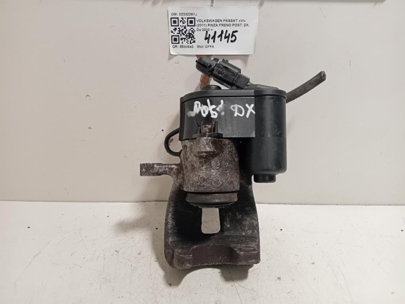 Pinza Freno POST DX 32332267J Volkswagen Passat VI 2011