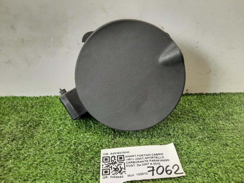 Sportello Carburante Parafango POST A4516370042 Smart Fortwo Cabrio 451 2007