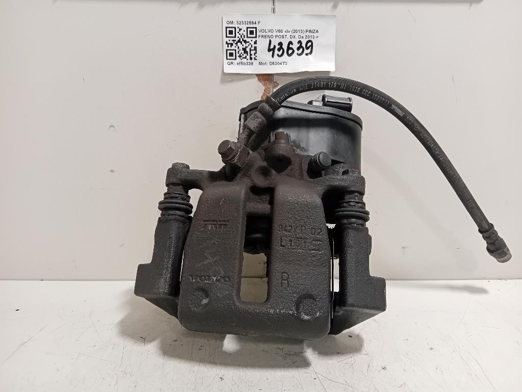 Pinza Freno POST DX 32332594 F Volvo V60 I 2013
