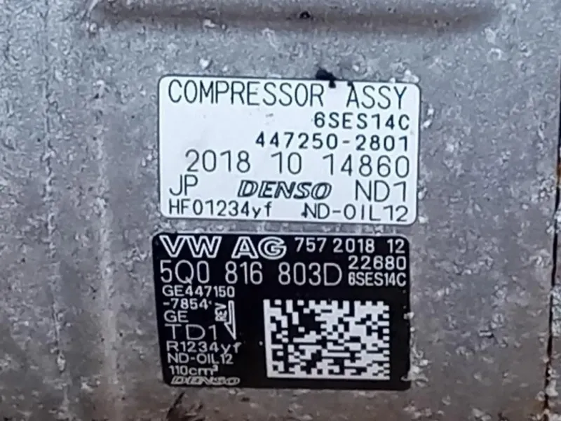 Motore Completo DKLA 95 CV 70 KW Volkswagen POLO VII 2017