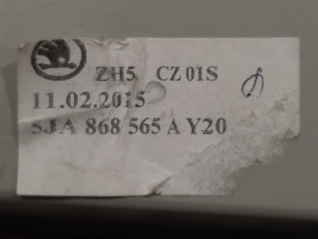 Sportello Portaoggetti 5JA868565A PORTAOCCHIALI Skoda Fabia NJ3 2014