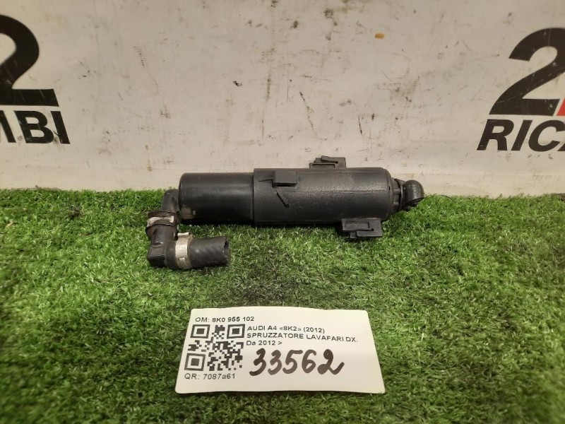 Spruzzatore Lavafari DX 8KO955102 Audi A4 8K2 2012