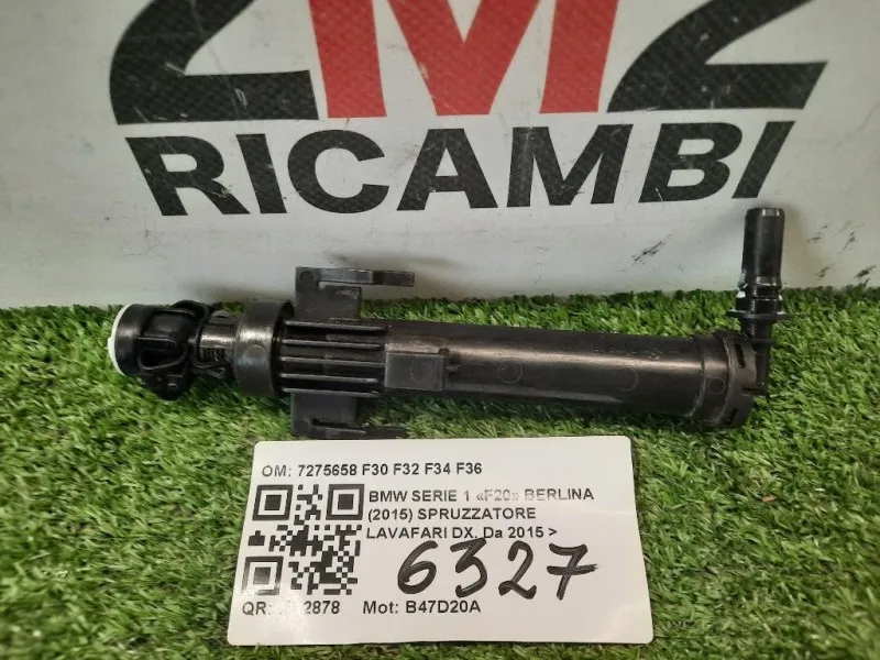 Spruzzatore Lavafari DX 7275658 F30 F32 F34 F36 Bmw Serie 1 F20 Berlina 2015