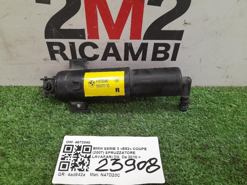 Spruzzatore Lavafari DX 4872040 DX Bmw Serie 3 E92 Coupe 2007