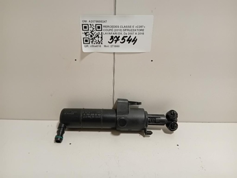 Spruzzatore Lavafari DX A2078600247 Mercedes Classe E C207 Coupé 2010