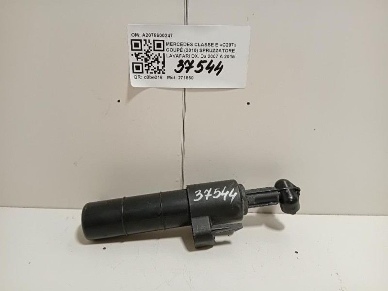 Spruzzatore Lavafari DX A2078600247 Mercedes Classe E C207 Coupé 2010
