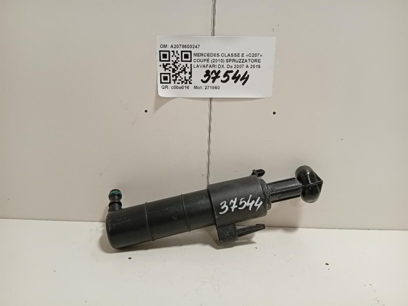Spruzzatore Lavafari DX A2078600247 Mercedes Classe E C207 Coupé 2010