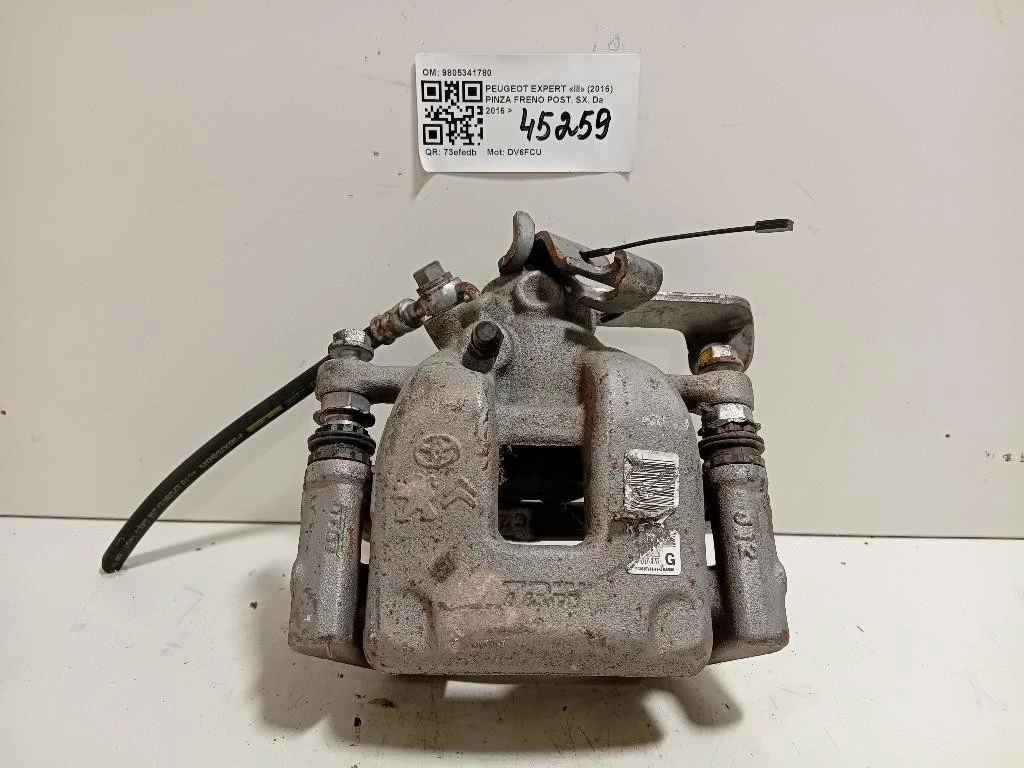 Pinza Freno POST SX 9805341780 Peugeot Expert III 2016