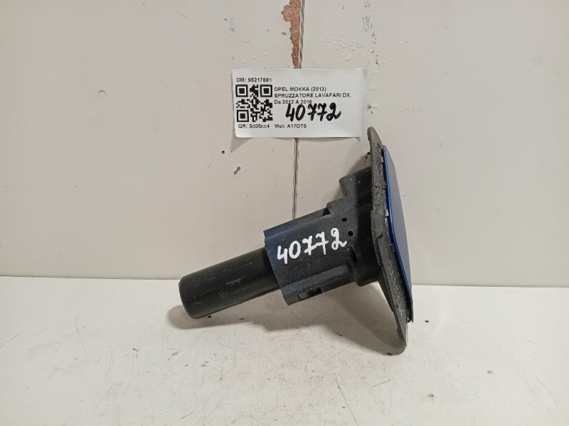 Spruzzatore Lavafari DX 95217681 Opel Mokka 2013