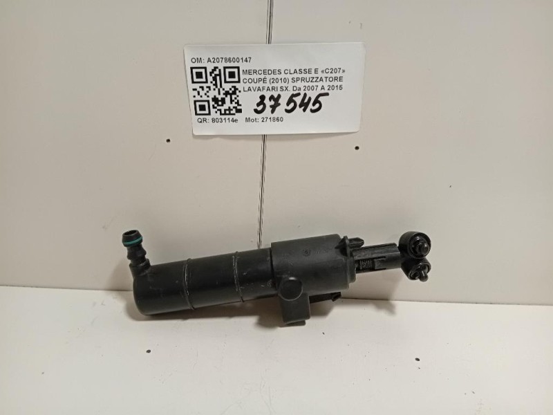 Spruzzatore Lavafari SX A2078600147 Mercedes Classe E C207 Coupé 2010