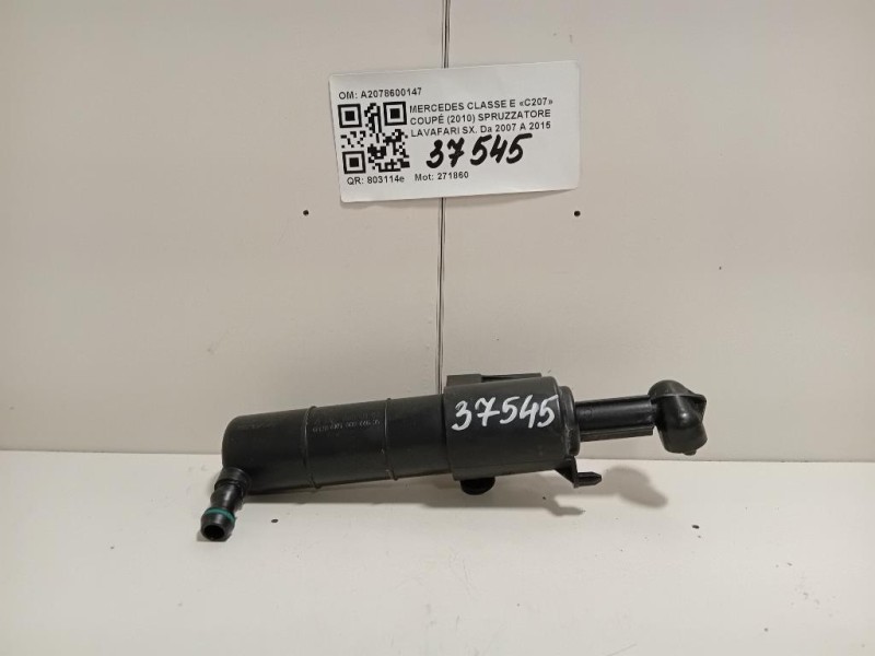 Spruzzatore Lavafari SX A2078600147 Mercedes Classe E C207 Coupé 2010