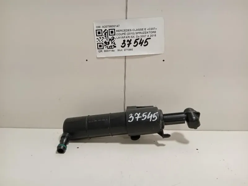 Spruzzatore Lavafari SX A2078600147 Mercedes Classe E C207 Coupé 2010