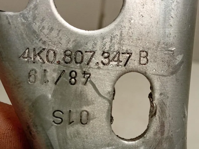 Staffa Angolare Paraurti ANT SX 4K0 807 347 B Audi A6 4a5c8 Avant 2018