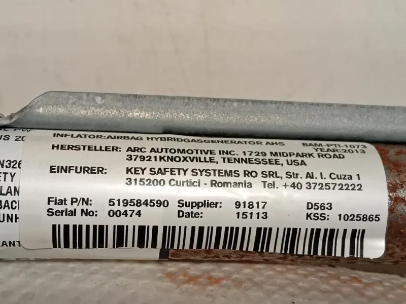 Air-bag A Tendina DX 519584590 Fiat 500L 2013