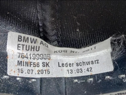 Pomello E Cuffia LEVA Cambio 764199905 Mini MINI Cooper F56 2014