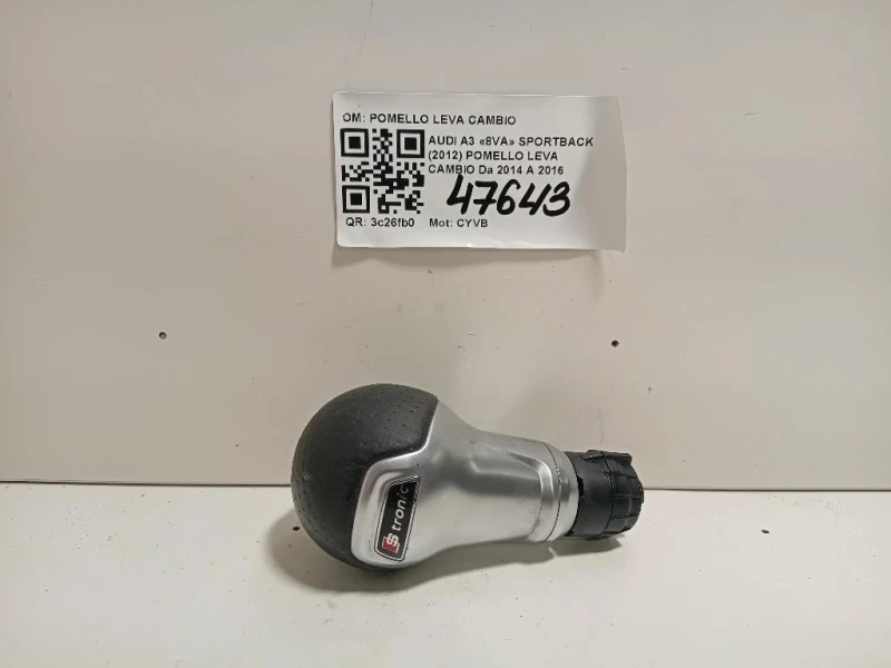 Pomello LEVA Cambio POMELLO LEVA CAMBIO Audi A3 8VA Sportback 2012